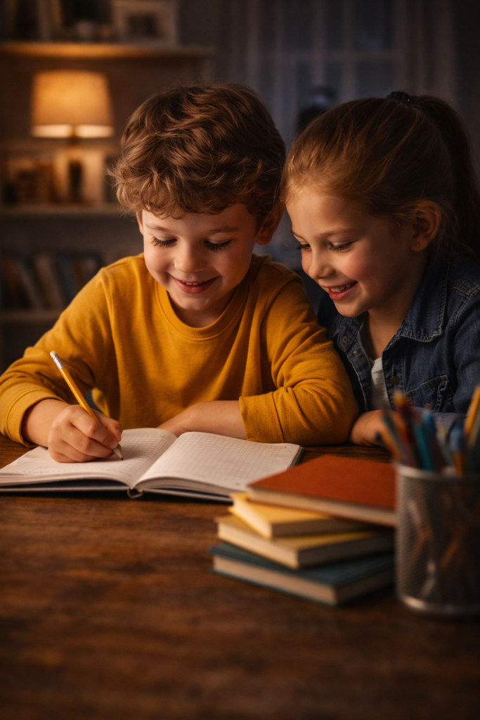 Home school age kids