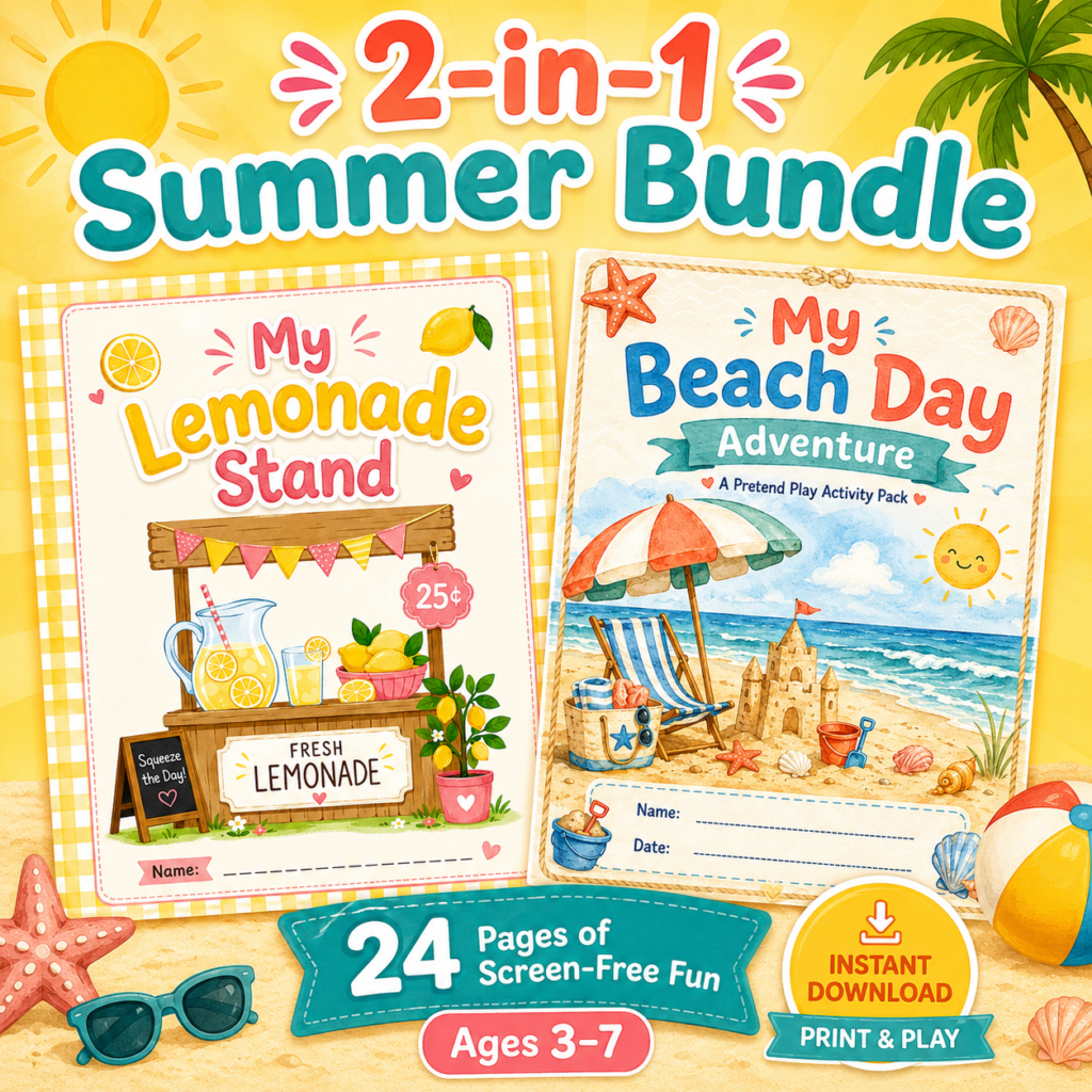 Hero Cover - (Lemonade Stand and Beach Day)